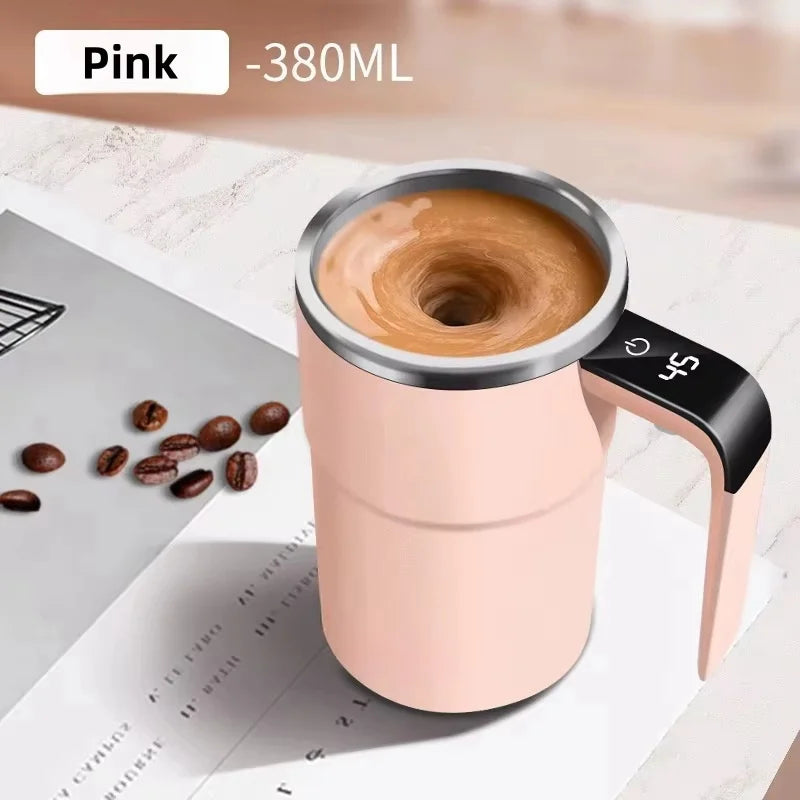 NestWork™ Mini Electric Coffee Self Mixing Mug