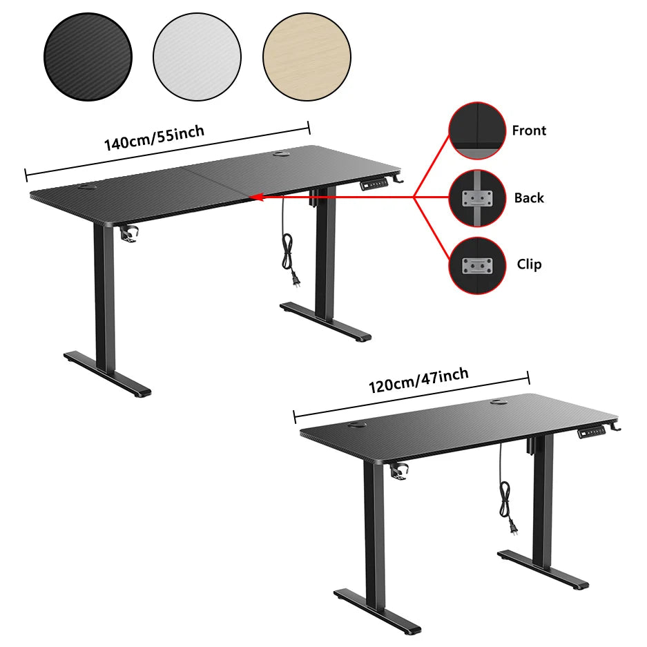NestWork™ Adjustable Desk Motion Electric Sit Stand Up Down Computer Table