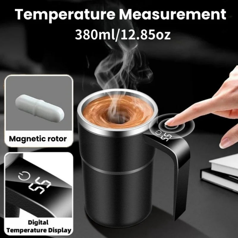 NestWork™ Mini Electric Coffee Self Mixing Mug