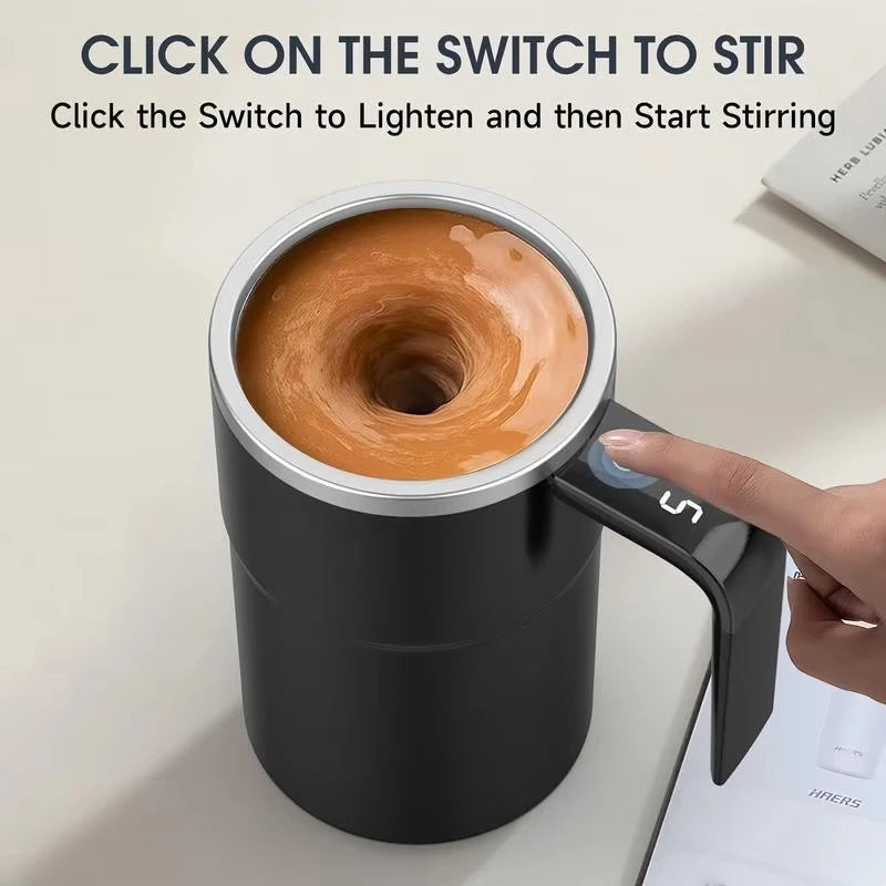NestWork™ Mini Electric Coffee Self Mixing Mug